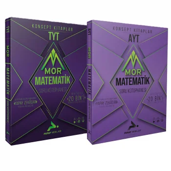 TYT Mor Matematik Soru Kütüphanesi + AYT Mor Matematik Soru Kütüphanesi