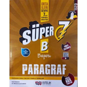 7.Sınıf (B) Süper Paragraf Soru Yeni Nesil