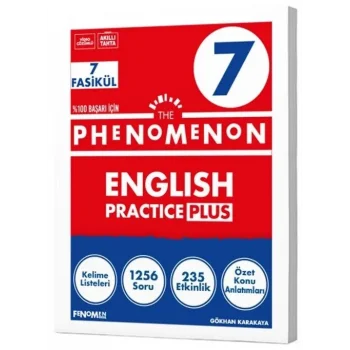 7. Sınıf The Phenomenon English Practice Plus 7 Fasikül