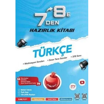 7 den 8 e Türkçe Hazırlık Kitabı
