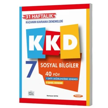 7 SOSYAL BİLGİLER HAFTALIK KAZANIM KAVRAMA DENEMELERİ (40 FÖY)