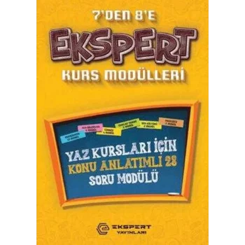7`den 8`e Ekspert Kurs Modülleri