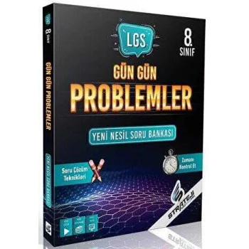 8. Sınıf LGS Gün Gün Problemler Yeni Nesil Soru Bankası