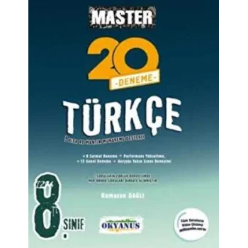 8. Sınıf Master 20 Türkçe Denemesi