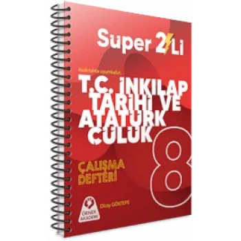8. Sınıf Süper İkili T.C. İnkılap Tarihi ve Atatürkçülük Çalışma Defteri