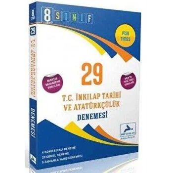 8. Sınıf LGS T.C.İnkılap Tarihi ve Atatürkçülük 29 Denemesi