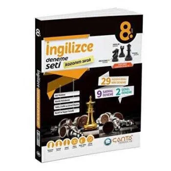 8. Sınıf İngilizce Kazanım Sıralı Deneme Seti