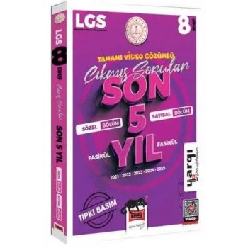 8.Sınıf LGS 2021-2025 Tüm Dersler Fasikül Fasikül Tıpkı Basım Son 5 Yıl Çıkmış Sorular VE ÖĞRENCİ SAATİ HEDİYELİ