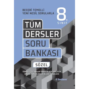 Tudem Yayınları 8. Sınıf Tüm Dersler Sözel Soru Bankası