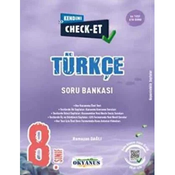 8. Sınıf Kendini Check - Et Türkçe Tekrar Testleri
