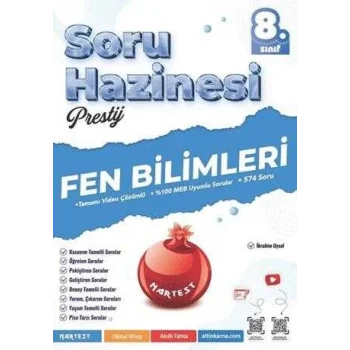 8. Sınıf Prestij Fen Bilimleri Soru Hazinesi