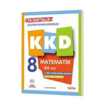 8 MATEMATİK HAFTALIK KAZANIM KAVRAMA DENEMELERİ (44 FÖY)