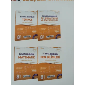 8. Sınıf Classmate 36 Hafta Denemeleri 4 ai 3 öde