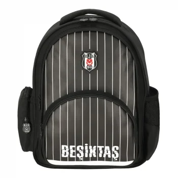 Beşiktaş Lisanslı İnce Çubuk Suni Deri Me Okul Çantası