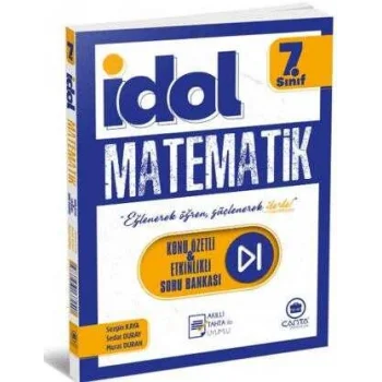 Çanta Yayınları 7. Sınıf İdol Matematik Konu Özetli Etkinlikli Soru Bankası