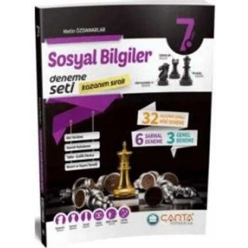 Çanta Yayınları 7. Sınıf Sosyal Bilgiler Kazanım Sıralı Deneme Seti