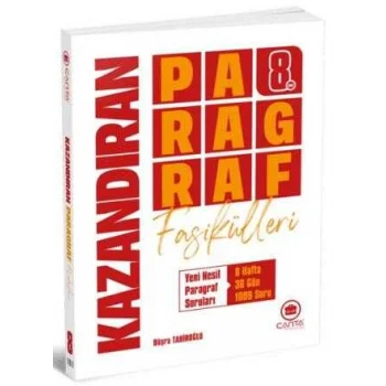 Çanta Yayınları 8. Sınıf Kazandıran Paragraf Fasikülleri