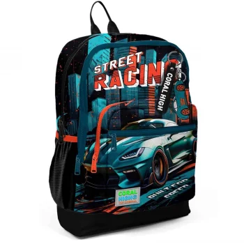 Coral High Street Racing Araba Yarışlı Okul Çantası