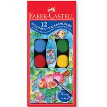 FABER CASTELL 12 Lİ SULU BOYA