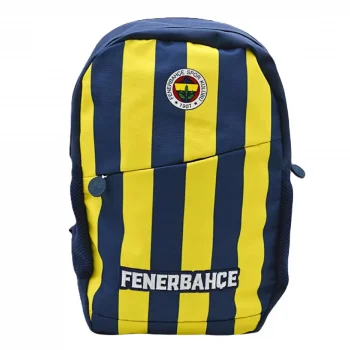Fenerbahçe Lisanslı Çubuk Desenli Me Okul Çantası