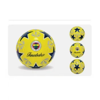 Fenerbahçe Lisanslı Futbol Topu - Sarı Lacivert Yıldızlı