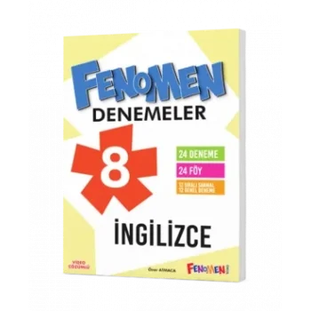 FENOMEN 8 İNGİLİZCE DENEMELER (24 DENEME)