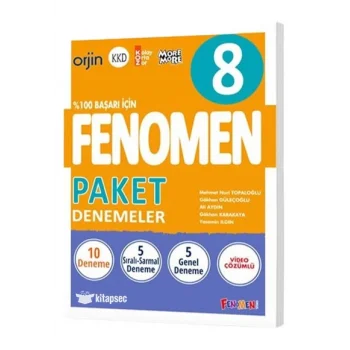 FENOMEN 8 TÜM DERSLER PAKET DENEMELER (10 DENEME)