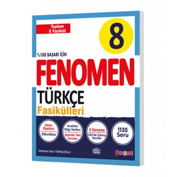FENOMEN 8 TÜRKÇE FASİKÜLLERİ (TOPLAM 8 FASİKÜL)