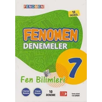 Fenomen Okul Yayınları 7. Sınıf Fen Bilimleri 10 Deneme