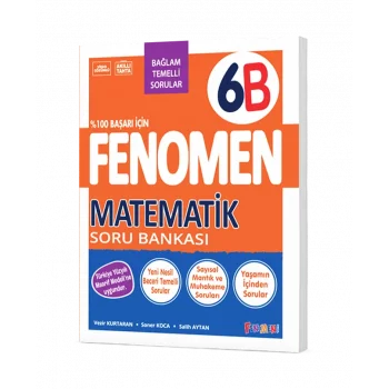 Fenomen Yayınları 6. Sınıf Matematik B Soru Bankası 2026-2027 Basım
