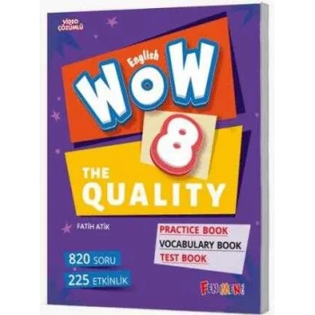 Fenomen Yayınları 8. Sınıf Wow English The Quality Hepsi 1 Arada Gama Okul Yayınları