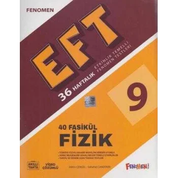 Fenomen Yayınları 9. Sınıf Fizik Etkinlik Temelli Fenomen Testleri 40 Fasikül