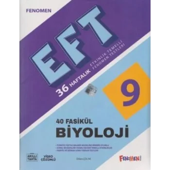 Fenomen Yayınları 9. Sınıf Biyoloji Etkinlik Temelli Fenomen Testleri 40 Fasikül