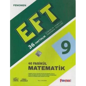 Fenomen Yayınları 9. Sınıf Matematik Etkinlik Temelli Fenomen Testleri 40 Fasikül