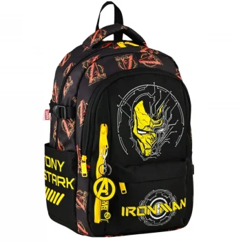 Frocx İron Man Lisanslı Siyah Okul Çantası