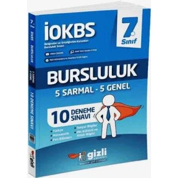 Gizli Yayınları 7. Sınıf İokbs Bursluluk 10 Deneme Sınavı