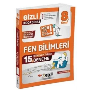 Gizli Yayınları LGS 8. Sınıf Fen Bilimleri 15’li Deneme