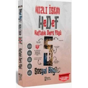 Hızlı İsem Hedef 5.Sınıf Sosyal Bilgiler Haftalık Ders Föyü