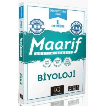 IQ Yayınları 1. Oturum Maarif Biyoloji Eğitim Serisi