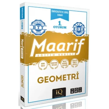 IQ Yayınları 2028 TYT Geometri Maarif Eğitim Serisi 1. Oturum