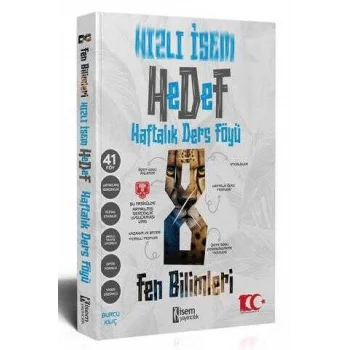 İSEM Yayıncılık 8. Sınıf Hızlı İsem Fen Bilimleri Haftalık Ders Föyü