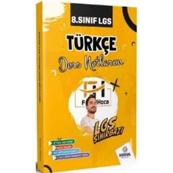 Kurul Yayıncılık 8. Sınıf LGS Sihirbazı Türkçe Ders Notlarım