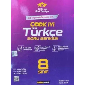 Maraton Yayıncılık 8. Sınıf Çook İyi Türkçe Soru Bankası