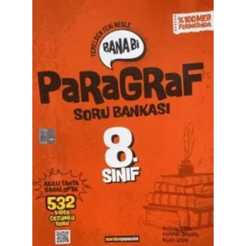Maraton Yayıncılık 8. Sınıf Bana Bi Türkçe Paragraf Soru Bankası
