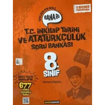 Maraton Yayıncılık 8. Sınıf Bana Bi İnkılap Tarihi ve Atatürkçülük Soru Bankası
