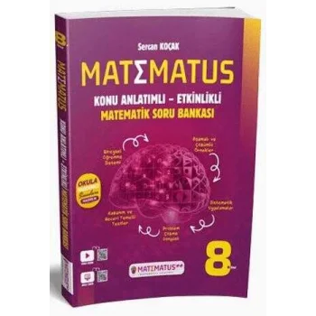 Matematus Yayınları 8. Sınıf Matematik Konu Anlatımlı Etkinlikli Soru Bankası
