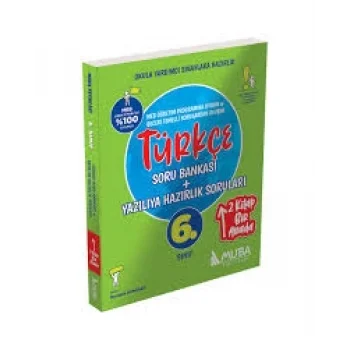 muba yayınları 6 sınıf türkçe soru bankası+yazlıya hazırlık soruları 2 kitap