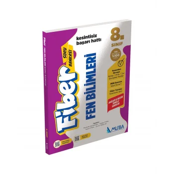 Muba Yayınları 8. Sınıf Fen Bilimleri Fiber Soru Bankası
