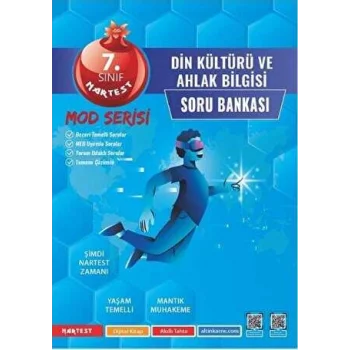 Nartest Yayınevi 7. Sınıf Mod Din Kültürü Ve Ahlak Bilgisi Soru Bankası