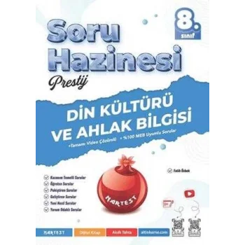 Nartest Yayınevi 8. Sınıf Prestij Din Kültürü ve Ahlak Bilgisi Soru Hazinesi